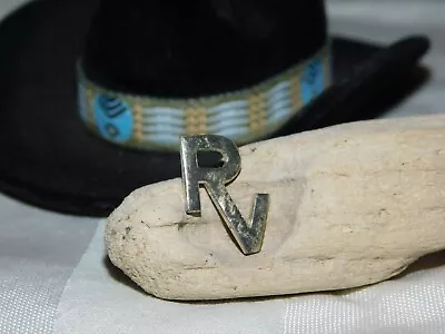 Vintage Rancheros Visitadores RV Emblem Cowboy Hat Pin California Sterling • $60