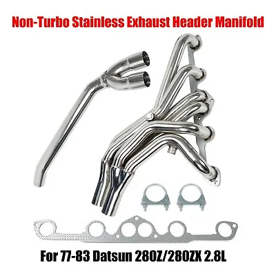 For 77-83 Nissan/Datsun 280Z 280ZX L28E 2.8L Non-Turbo Stainless Exhaust Header • $191.78