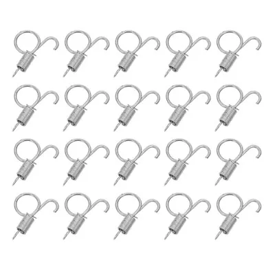  20 Pcs Spring Hook For Rabbit Cages Door Tension Latches Hooks Fixed Pet Hanger • $13.98