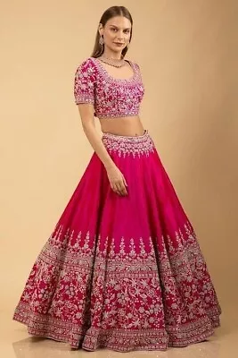 Designer Bridal Lehenga Choli Indian Wedding Dress Sabyasachi Lehenga For Women • $108.57