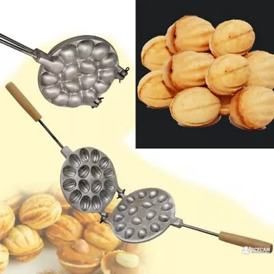 Walnut Cookie Mold (oreshek) Maker 16 Nut Oreshki Russian Soviet Cookies Pastry • $38.90