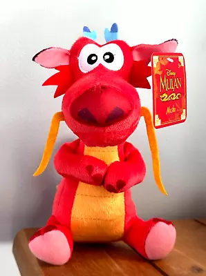 Disney Mulan Mushu The Red Dragon Plush 8-inch NWT • $25