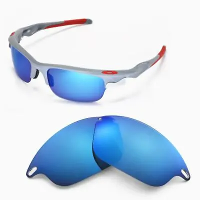 New Walleva Polarized Blue Replacement Lenses For Oakley Fast Jacket • $8.50