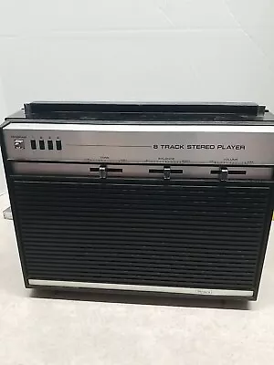 Portable Sears  8 Track Tape Player TESTED AND WORKING READ  • $68