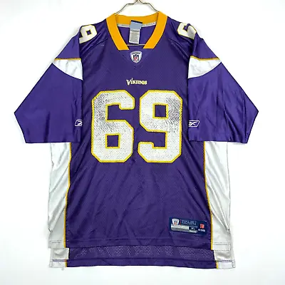 Vintage Minnesota Vikings Jared Allen #69 Reebok Jersey Size XL Purple Nfl • $33.99