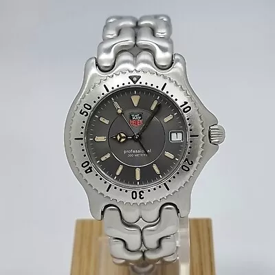 Tag Heuer Link SEL Professional 200 Meters 38mm Stainless Steel Watch WG1113-KO • $750