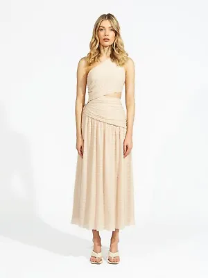 $250 • Buy Bnwt Alice Mccall Chai Latte Lolita Midi Dress - Size 10 Au/6 Us (rrp $549