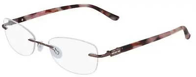 NEW MARCHON AIRLOCK GRACE 201 210 Brown & Rose Eyeglasses 49mm With Case • $79.95