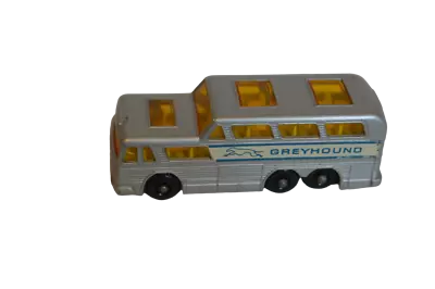 Vintage Lesney Matchbox # 66 Silver Greyhound Coach • $40