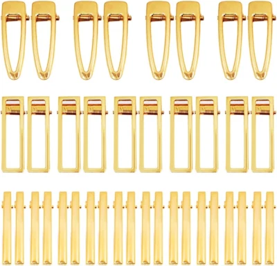 £10.62 • Buy 50 Pcs Alligator Hair Clips Metal Flat Hair Clips For DIY Hair Pin Casting Mold