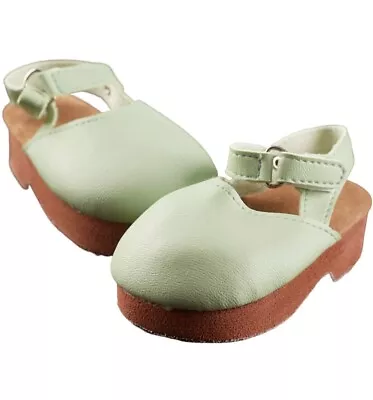 Light Green Clogs Shoes Fit 23  My Twinn Size Doll • $8.99