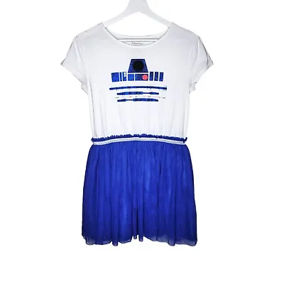 Disney Parks Star Wars R2-D2 Droid Tutu Dress Costume Girls Size XL/14 #3116 • $23.95