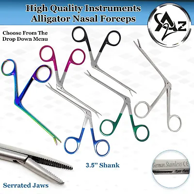 Micro Alligator EAR Forceps Sinus ENT Surgical Instruments German Quality • $9.99
