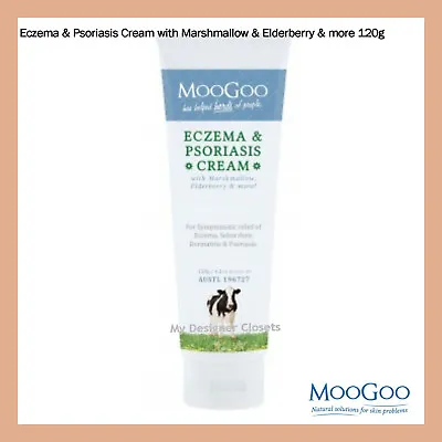 $33.99 • Buy MooGoo Eczema & Psoriasis Cream With Marshmallow & Elderberry 120g New Formula