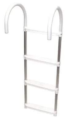 Marine Boat  4-Step Boarding Folding Ladder SL52125 Aluminum • $69.99