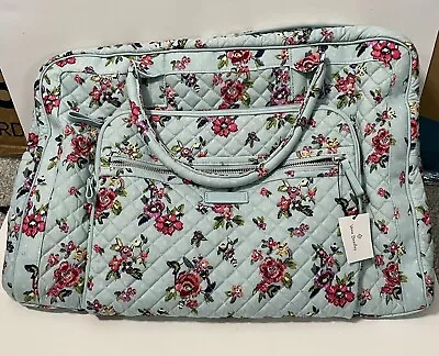 Vera Bradley WATER  BOUQUET Weekender Travel Bag Large Unused With Strap • $99