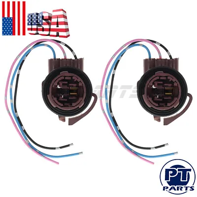 2x 3157 4157 Bulb Socket Brake Turn Signal Light Harness Wire Plug Connector • $8.91