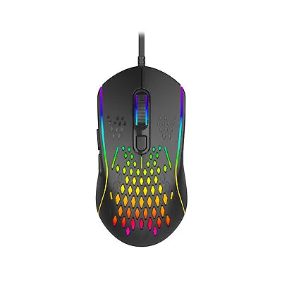 Laser Gaming Mouse USB Wired PC RGB Backlit Ergonomic 6 Buttons 12800 DPI • $29.95