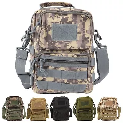 Tactical Chest Bag Backpack Men's Molle Crossbody Sling Messenger Shoulder Pack • $15.99