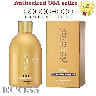 COCOCHOCO Gold Brazilian Keratin Hair Straightening Treatment 8.4oz / 250ml • $32.50