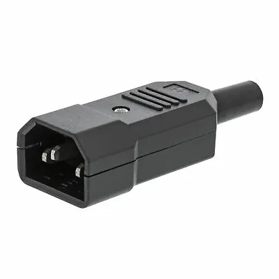 Heavy Duty Rewireable IEC C14 Male Inline Socket Plug 10A 250V • £4.52