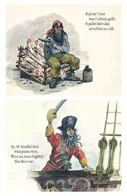 Disney Pirates Of The Caribbean Marc Davis Postcard Prints Disneyland Set 1 8x10 • $19.49