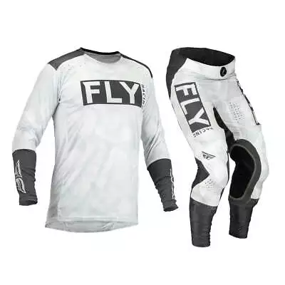 Fly Racing Lite L.E. Stealth Gear Set White/Grey Large / 34 • $229.90