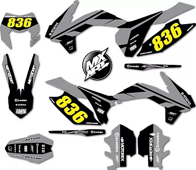 Custom Graphics Kit MONO Style Decals Sticker Kit Fits KTM EXC 2014 2015 2016 • $284.90