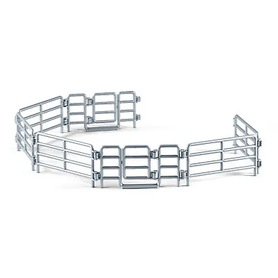 £11.49 • Buy Schleich 42487 Corral Fence Set Farm World Accessories Horses Toys Metal Fencing