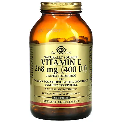 Naturally Sourced Vitamin E 268 Mg (400 IU) 250 Softgels • $30.31