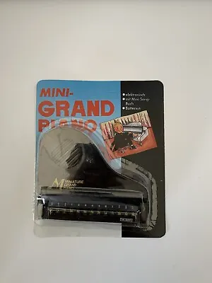Vintage Echo Mini-Grand Piano Black W/ Song Book 1980s Made In Taiwan • $14.99