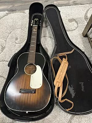 Vintage  Stella Harmony Acoustic Guitar With Case • $180