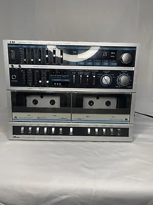 Vintage LXI AM/FM Stereo Receiver Double Cassette System Tested Working • $79.99
