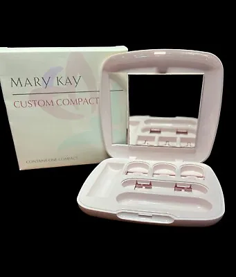 MARY KAY Custom Compact #6468 Pink Gold Trim 5x5 Holds Powder Perfect Collection • $5.95
