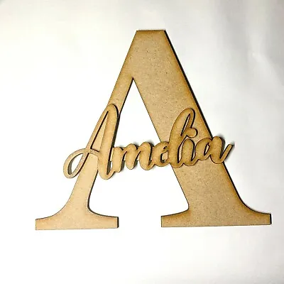 Large Wooden Letters Wall Sign Name Bedroom Door Nursery Sign Large And Small • £5.49