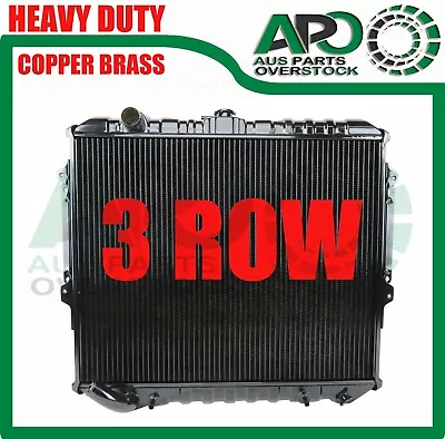 Copper Brass 3 R Radiator For Mitsubishi Pajero NH NJ NL NK 3.5L V6 Petrol 83-00 • $342