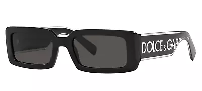 Authentic Dolce Sunglasses DG6187-501/87 Black W/ Gray Lens 53mm   NEW  • $132.14