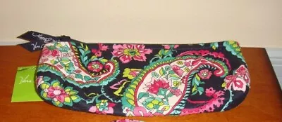 Vera Bradley Brush Pencil Case Petal Paisley • $33.11