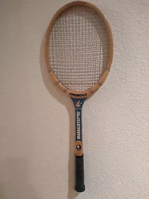 Vintage Chemold  Margaret Court  Wooden Bamboo Tennis Racquet - Straight • $9.49