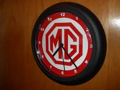 MG Morris Garages Motors Auto Garage Bar Man Cave Advertising Clock Sign • $37.99