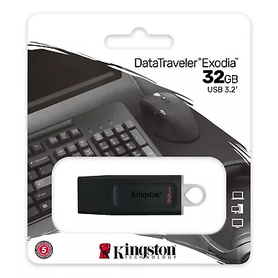 £8.99 • Buy USB Memory Drive Pen Key Thumb Stick Kingston 32GB High Speed Storage USB3.0 2.0