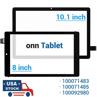 Touch Screen Digitizer Glass Replace For Onn Gen 3 Surf Tablet 8 Inch 10.1 Inch • $16