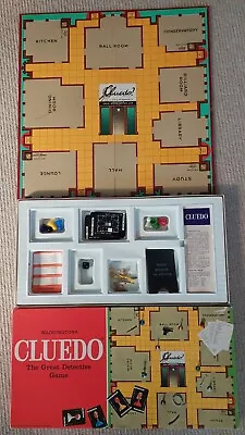 Vintage 1972 Cluedo Board Game Complete By Waddingtons • £5.99