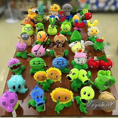 Plants Vs Zombies 2 PVZ Figures Plush Baby Staff Toy Stuffed Soft Doll 13cm-35cm • £7.90