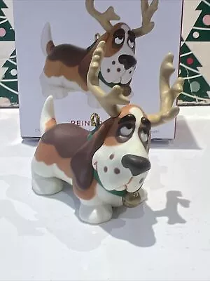 £9.99 • Buy Reindoggie Reindeer Dog Christmas Tree Hallmark Keepsake Ornament New In Box.