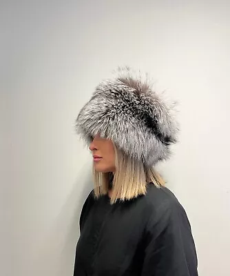 Finnish Silver Fox Fur Hat And Stole • $193.02