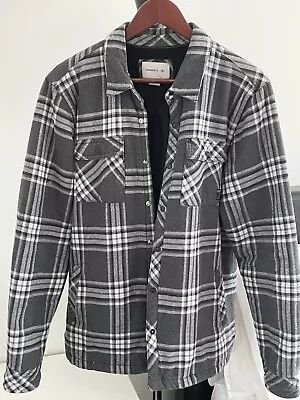 O’Neil Men’s Sherpa Lined Flannel Shirt Jacket • $19.99