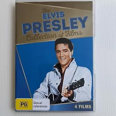 Elvis Presley The Collection Of Films 4 Movies DVD - Like New - Genuine Region 4 • $22.90