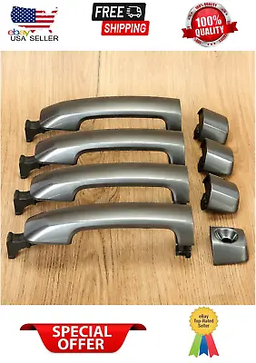 1 Set Of Gray 1G3 Painted Door Handle For Toyota Tundra Sequoia 2011-2019 • $85.99