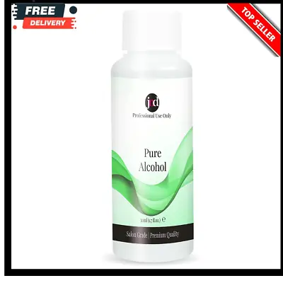 £6.16 • Buy 100% Pure Alcohol Prep & Wipe Cleanser Nail Gel Polish Residue Remover (50ml)